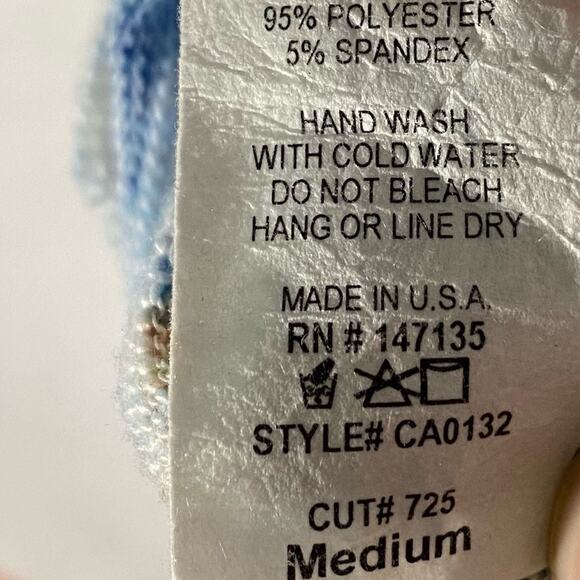 COCOS CLOZET Peacock Feather Design Top Women’s Size M - Picture 8 of 10